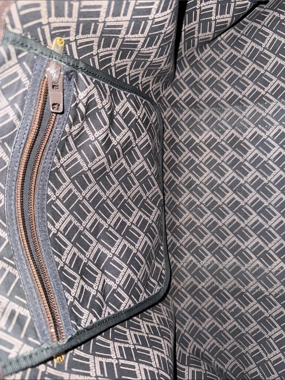 Dunhill Leather Duffel Bag